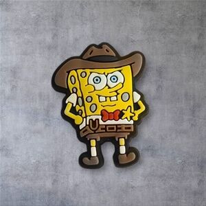SpongeBob SquarePants Cowboy Shoe Charm - Yellow and Brown